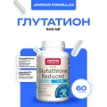 Jarrow Formulas Glutathione Reduced, Антиоксиданты, глутатион 500 mg 60 капсул