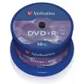 Диск DVD+R Verbatim 4.7Gb 16x Cake Box (50шт) (43550)