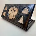 Нарды Символика Великой России, дерево, ручная работа, 60x60 см