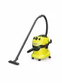 Строительный пылесос Karcher WD 4 P V-20/5/22 1000Вт (уборка: сухая/сбор воды/выдув) желтый