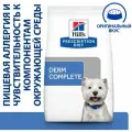 Сухой диетический корм Hill's Prescription Diet Derm Complete Mini для взрослых собак мелких пород, 1 кг