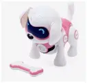 Робот собака Чаппи IQ BOT, интерактивный: сенсорный, свет, звук, музыкальный, танцующий, на аккумуляторе, на русском языке, розовый