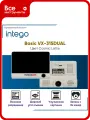 Видеорегистратор INTEGO Basic VX-315DUAL с салонной камерой, картой памяти MicroSD 32 GB в комплекте (и опциональной камерой заднего вида с записью трех каналов видео одновременно) VX-315DUAL-CL