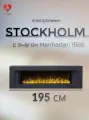 Электрокамин Stockholm  GR с очагом Manhattan 1560 (звуковой эффект, дистанционное управление)
