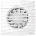 Вентилятор вытяжной 100 мм, бесшумный с обратным клапаном, SILENT 4C, 8 Вт, 90 м3/ч, вытяжка в ванную, белый, DiCiTi