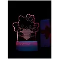 Светодиодный ночник PALMEXX 3D светильник LED RGB 7 цветов (хелло китти)