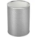 Ведро для мусора 3л открытое Geralis M-PHH-B PUNTO серебро, кант хром