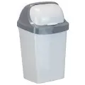 Контейнер для мусора ролл ТОП 9л (мраморный) (М2465) (IDEA)