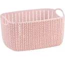 Корзина для хранения 7л, цвет чайная роза, удобная и стильная