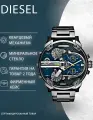 Наручные часы DIESEL Mr. Daddy 2.0, синий, черный, серый
