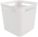 Корзинка Rotho BRISEN 18 л, квадратная 29,1*29,1*28,1 см, белый (1024001100)
