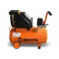 Компрессор воздушный, Вихрь КП-195/50, 195 л/мин, 50 л, 8 Бар, 1100 Вт