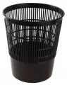 Корзина для бумаг 18 л, сетчатая, чёрная, высота 330 мм