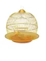Клетка Triol 350G для птиц круглая, золото, d350*330мм (кормушка в комплекте)
