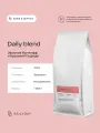 Кофе в зернах Daily Blend (Бразилия и Эфиопия) 100% арабика, обжарка под эспрессо, 1 кг