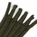 Молния MaxZipper пласт. спираль №5-N 25см н/р цв. F328 хаки уп.50шт