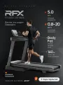 Беговая дорожка RFX T570, электрическая, складная, для дома, 160кг, 33 программы