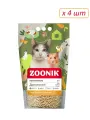 Наполнитель ЗООНИК впитывающий древесный для кошек (5л х 4 шт)