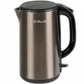 Чайник электрический, 1,8 л, 2000 Вт, Контактная группа Strix (Англия), Стальной корпус, Адиабатное (ненагревающееся) покрытие, il Monte EK-1803