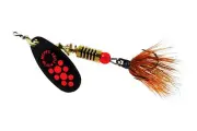 Блесна вращающаяся Mepps BLACK FURY MOUCHE, 2, Black/Orange, комплект из 1 штука