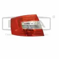 Фонарь задний левый двухполосный Skoda Octavia А7 дорестайлинг (ОЕ: 5E5945111)