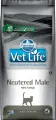 Сухой диетический корм для кастрированных котов Farmina Vet Life Neutered Male, курица, 2кг