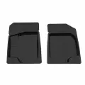 Коврик салонный резиновый (черный) для Opel Astra H (04-14) (передний ряд сидений) (Борт 4см)