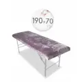 Чехол для кушетки и массажного стола, велюр, 190x70-75 см, сиреневый