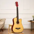 Гитара акустическая Music Life QD-H38Q-J, бежевая, 97 см с вырезом, 6881904