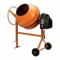 Бетономешалка электрическая Сибртех БСН-180П, объем 180 л, 700 Вт, полиамидный венец, 95518
