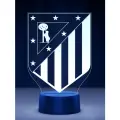 Ночник Футбольный Клуб Атлетико Мадрид - Atletico Madrid. Подарок болельщику — декор в комнату фаната футбола с клубной символикой, любимыми игроками и духом Лиги чемпионов и больших турниров.