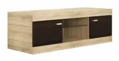 Тумба под телевизор Неман Веста МН-130-06 Дуб Сонома/Дуб Ниагара