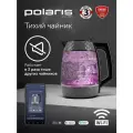 Электрический чайник Polaris PWK 1823CGLD WIFI IQ Home с подссветкой / Электрочайник тихий, серый