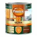 Лазурь влагостойкая с воском для защиты древесины Pinotex Ultra (2,5л) красное дерево