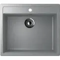 Кухонная мойка Ulgran из искусственного камня U-104-342, графит
