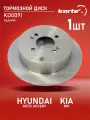 Диск тормозной Kortex для HYUNDAI GETZ / ACCENT / KIA RIO 05- задний (d-262mm)