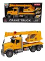 Машинка игрушечная спецтехника инерционный подъемный автокран длина 34,5 см, со светом и звуком