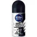 Nivea Men Антиперспирант Черное и белое невидимый роликовый, 50 мл, 4 шт.