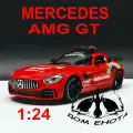Машинка Mercedes AMG GT Safety Car F1. Металлическая модель автомобиля Мерседес АМГ 20см. красный. Инерционная игрушка машина 1:24