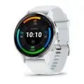 Умные часы Garmin Venu 3 Silver Stainless Steel Bezel with Whitestone Case and Silicone Band