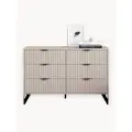Комод Ridberg LUGANO 6Я (Cashmere/Black)