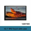10,1 дюймовый сенсорный IPS-экран 1280x80 0, 10,1 дюйма, HDMI-совместимый сенсорный ЖК-монитор с USB для Raspberry Pi 5/4B/PS4/TV Box/Switch, 10.1inch IPS Touch