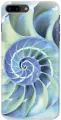 Силиконовый чехол на Apple iPhone 8 Plus / 7 Plus / Эпл Айфон 7 Плюс / 8 Плюс с рисунком Синяя спираль