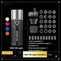 Студийный фонарик SIDANDE 10 Вт для проекционной фотосъемки с фокусировкой + Мини конусная насадка