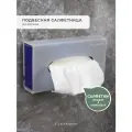 Диспенсер салфеток FlexHome из акрила, крепление без сверления, белый, 23х12 см