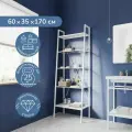 Стеллаж 60x35x170 см. Ulitka Camelot прямой, металл, цвет белый