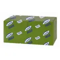 Салфетки бумажные Luscan Profi Pack 1 слой, 24х24 зеленые 400шт/уп