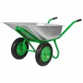Тачка садово-строительная 2-х колесная, грузоподъемность 230 кг, объем 90 л Сибртех 689643