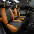 Комплект чехлов Автопилот Ромб LADA Priora Hb/Wag / 2112-11 (до рестайлинга) с 96 и с Оранжевый + Черный