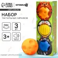 Подарочный набор массажных развивающих мячиков Малыши-кругляши, 3 шт.